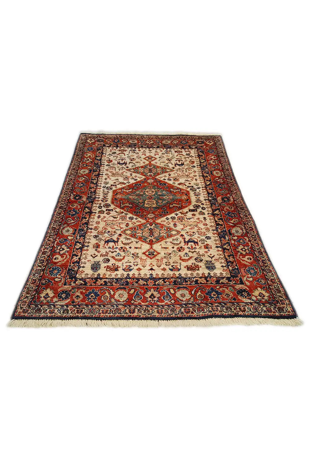  Qashqai Exklusiv (145x94 cm) - Premium Teppich from German Carpet Shop - Just €1020! Shop now at German Carpet Shop