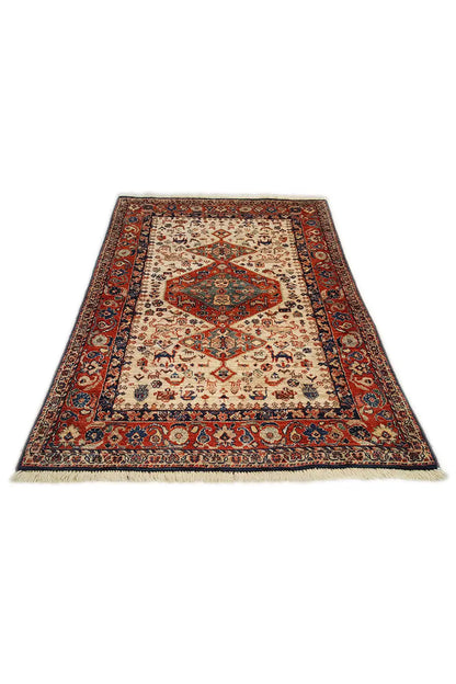  Qashqai Exklusiv (145x94 cm) - Premium Teppich from German Carpet Shop - Just €1020! Shop now at German Carpet Shop