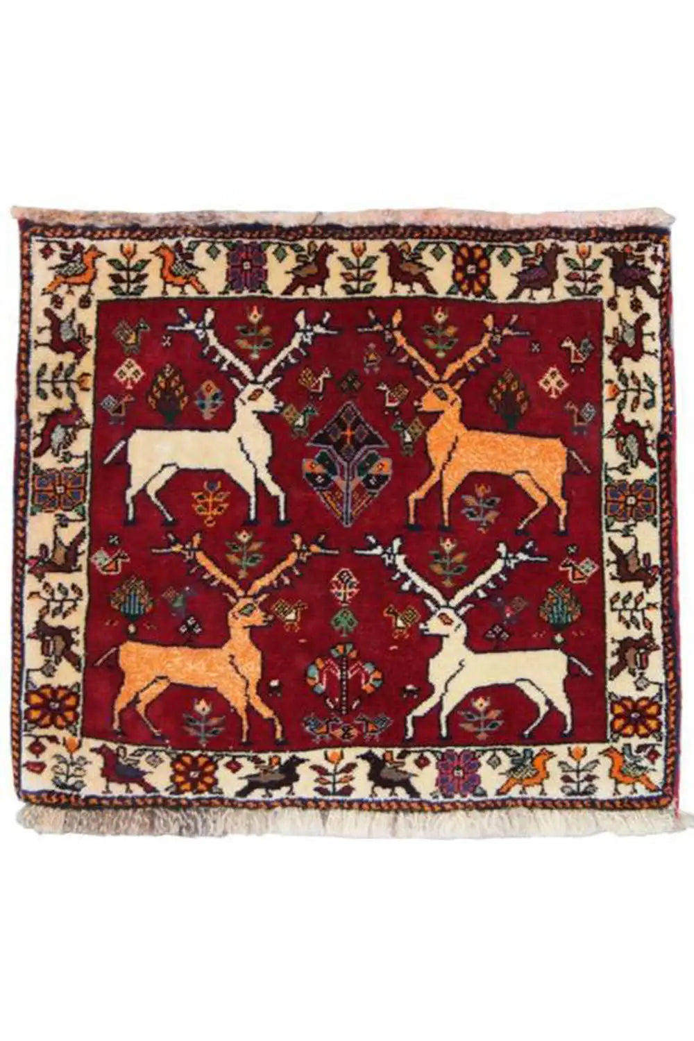 Poschti - Qashqai (61x54 cm) - German Carpet Shop