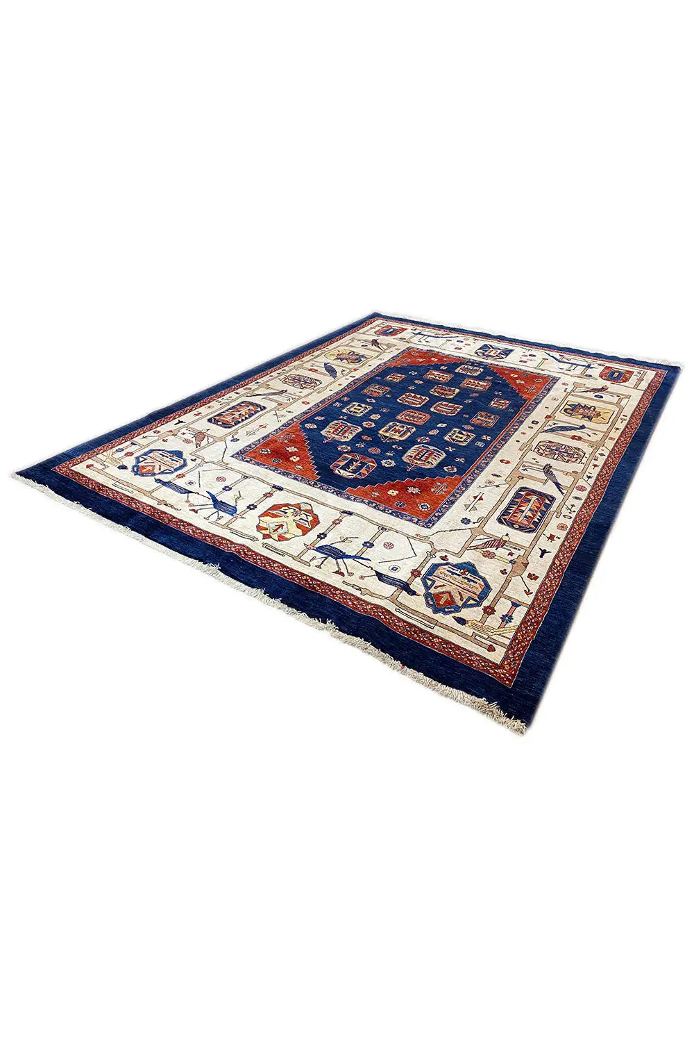  Qashqai Exklusiv Teppich - 700109 (341x251 cm) - Premium Teppich from German Carpet Shop - Just €4950! Shop now at German Carpet Shop
