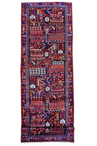 Hamadan - Läufer (379x115 cm) - German Carpet Shop