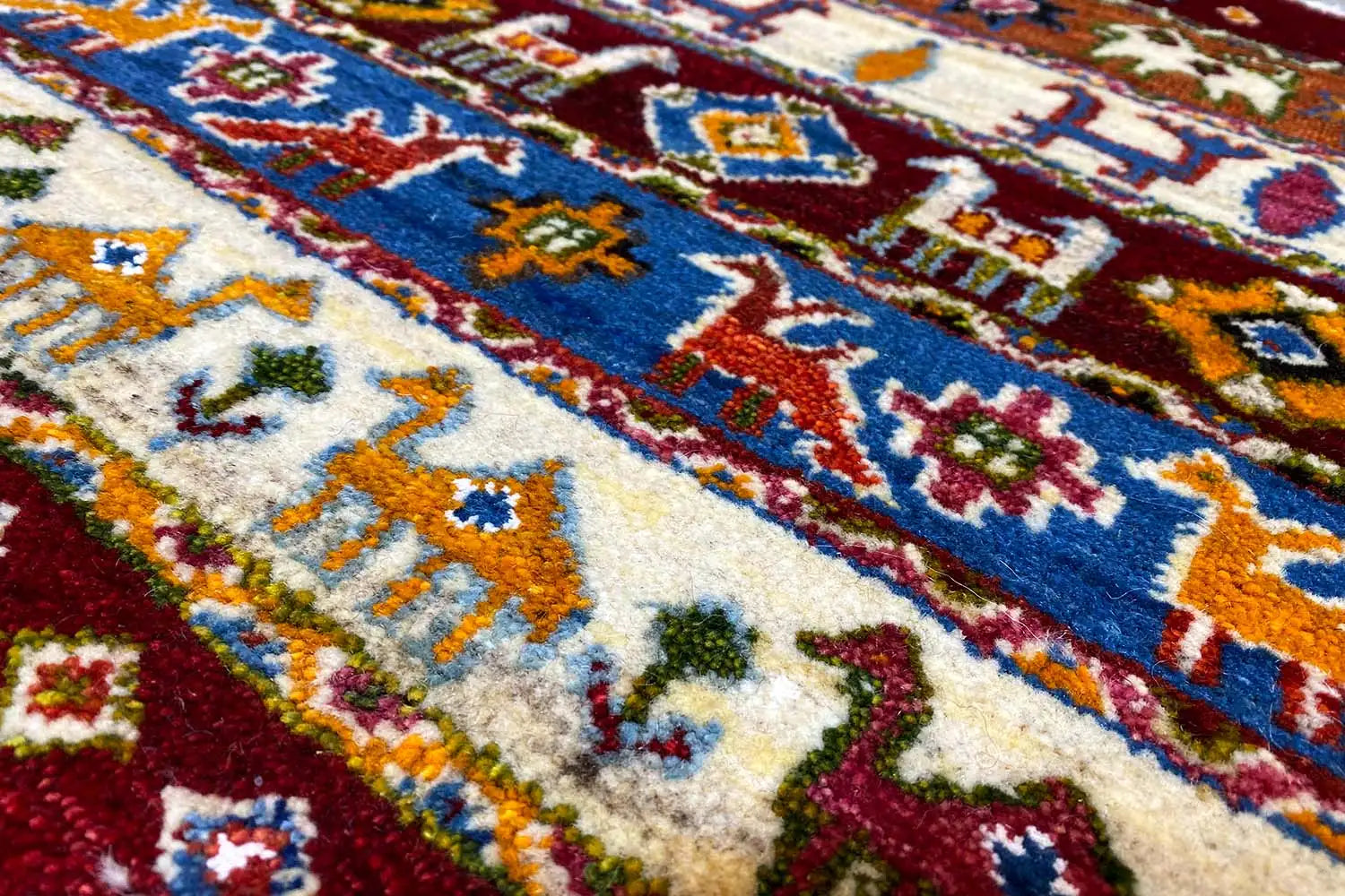 Gabbeh Lori Teppich 61x57cm - German Carpet Shop