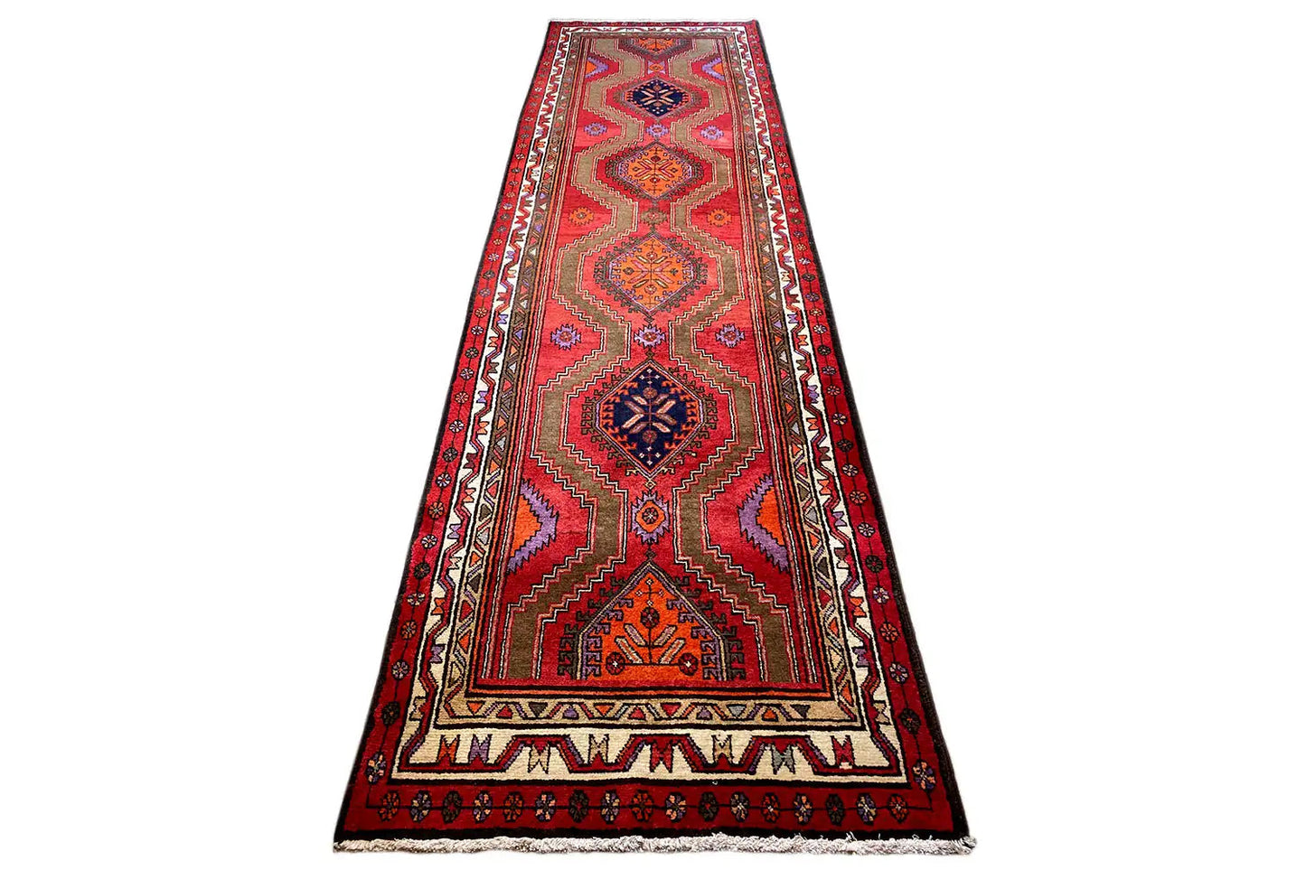 Hamadan - Läufer (383x108 cm) - German Carpet Shop