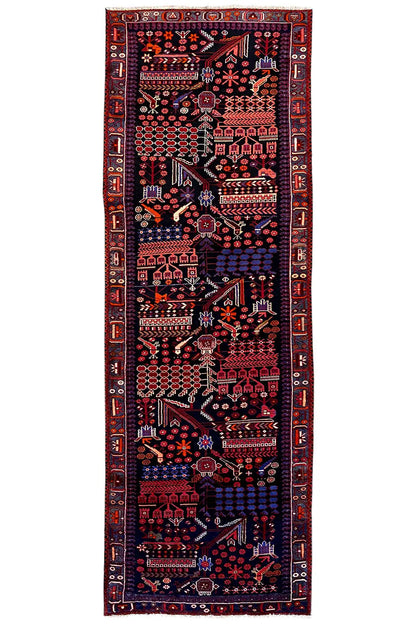 Hamadan - Läufer (379x112 cm) - German Carpet Shop