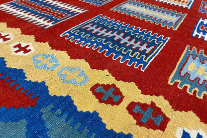 Kilim Qashqai - Multicolor 802424 (237x173 cm) - German Carpet Shop