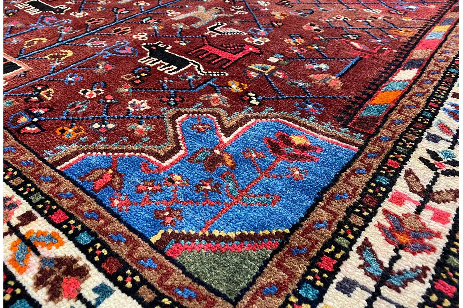 Hamadan Teppich - 8974967 (218x130cm) - German Carpet Shop