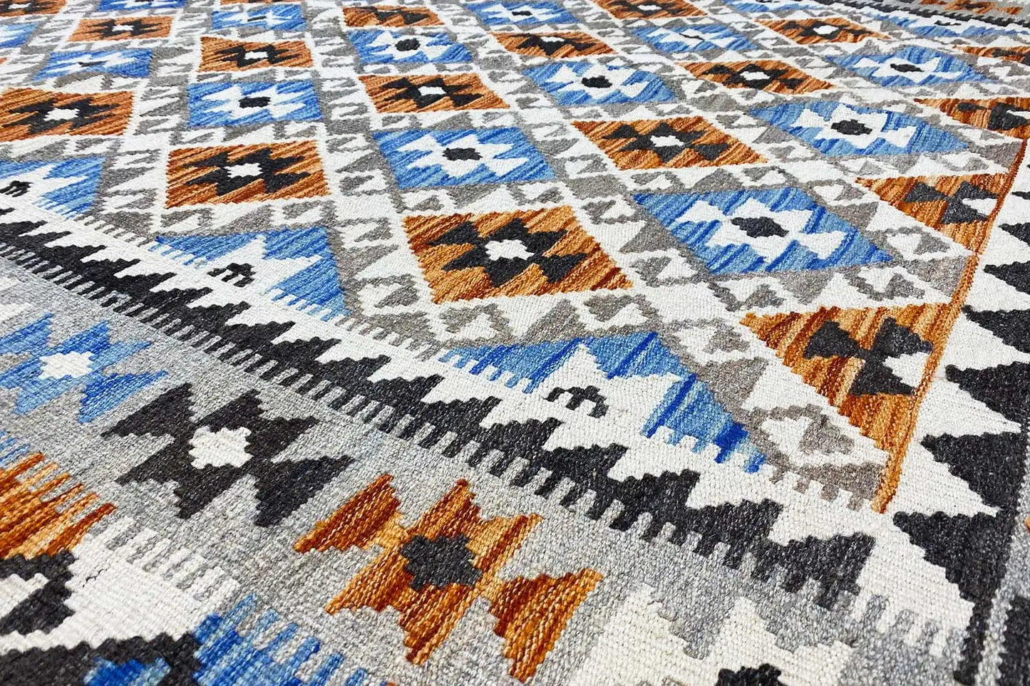 Kelim Afghan - (200x145cm) - German Carpet Shop