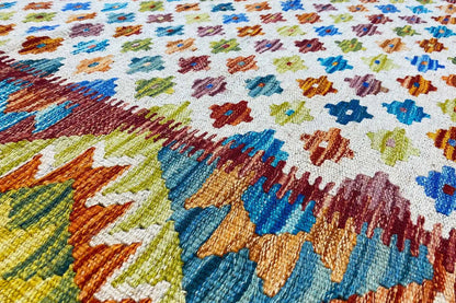 Kelim Afghan - (202x147cm) - German Carpet Shop