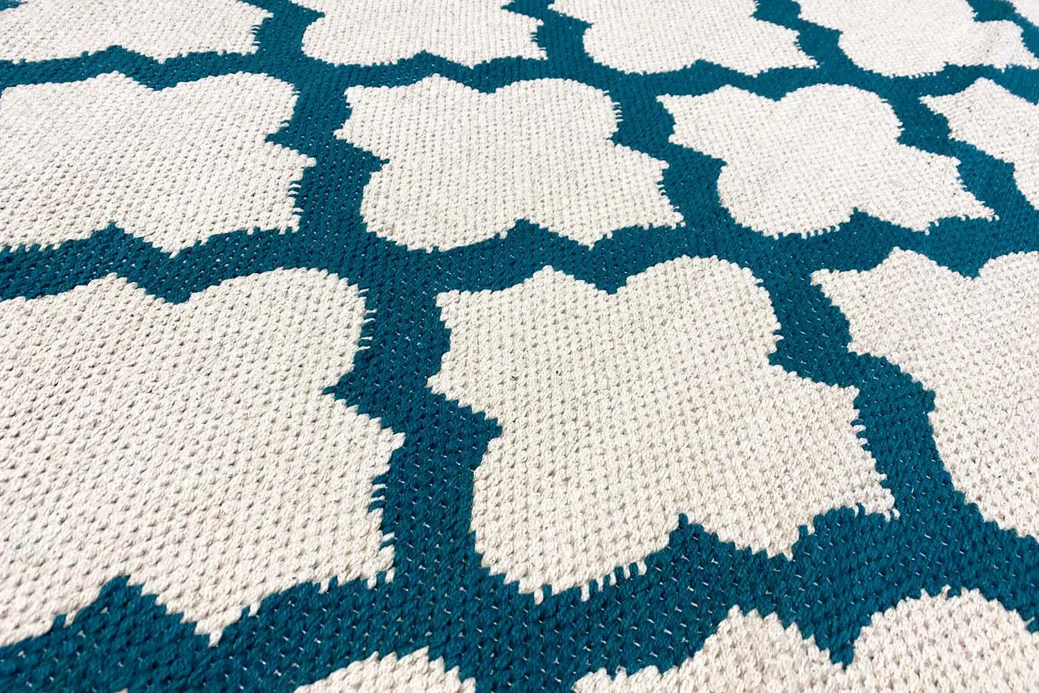 Moderner Kelim - Samak 03 Green - German Carpet Shop