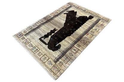 Löwen Gabbeh (154x108 cm) - German Carpet Shop