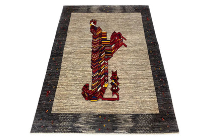 Löwen Gabbeh (160x111 cm) - German Carpet Shop