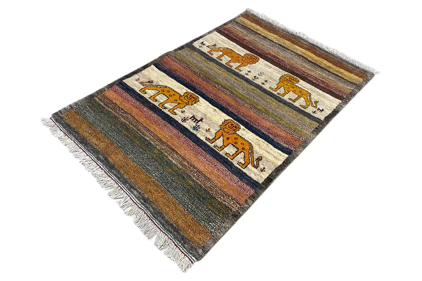 Löwen Gabbeh (120x78 cm) - German Carpet Shop