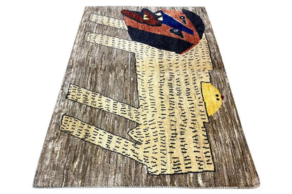 Löwen Gabbeh (118x80 cm) - German Carpet Shop