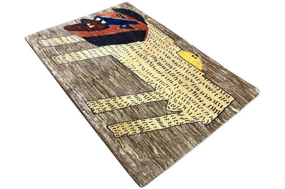 Löwen Gabbeh (118x80 cm) - German Carpet Shop