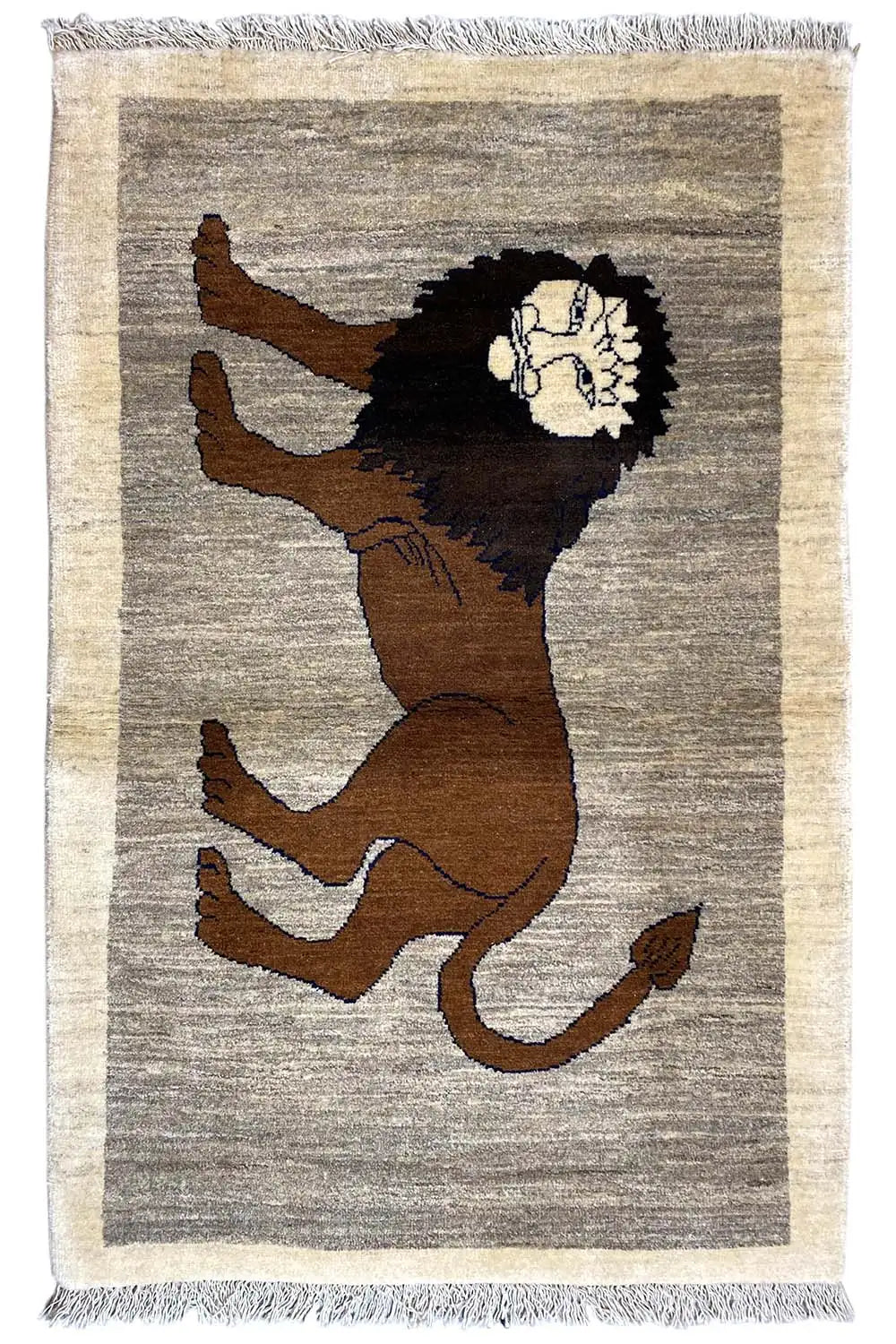 Löwen Gabbeh (134x82 cm) - German Carpet Shop