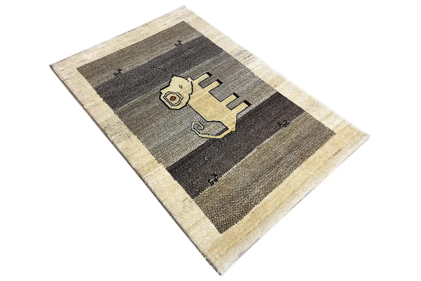 Löwen Gabbeh (120x82cm) - German Carpet Shop