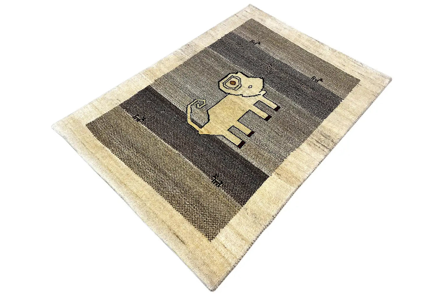 Löwen Gabbeh (120x82cm) - German Carpet Shop