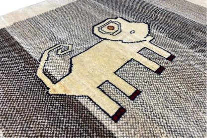 Löwen Gabbeh (120x82cm) - German Carpet Shop