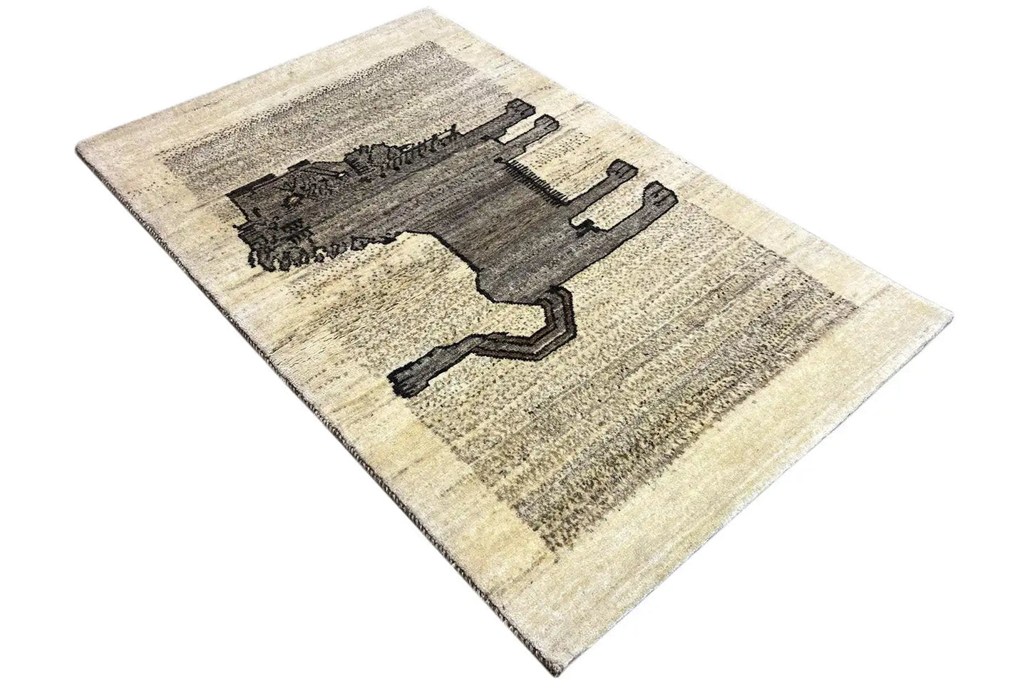 Löwen Gabbeh (128x78 cm) - German Carpet Shop