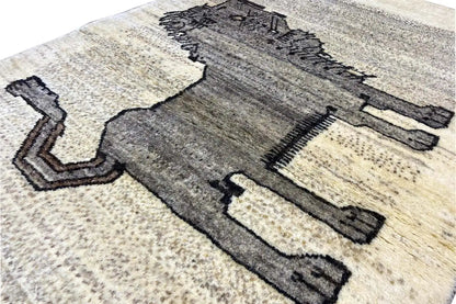 Löwen Gabbeh (128x78 cm) - German Carpet Shop