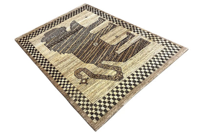 Löwen Gabbeh (179x122 cm) - German Carpet Shop