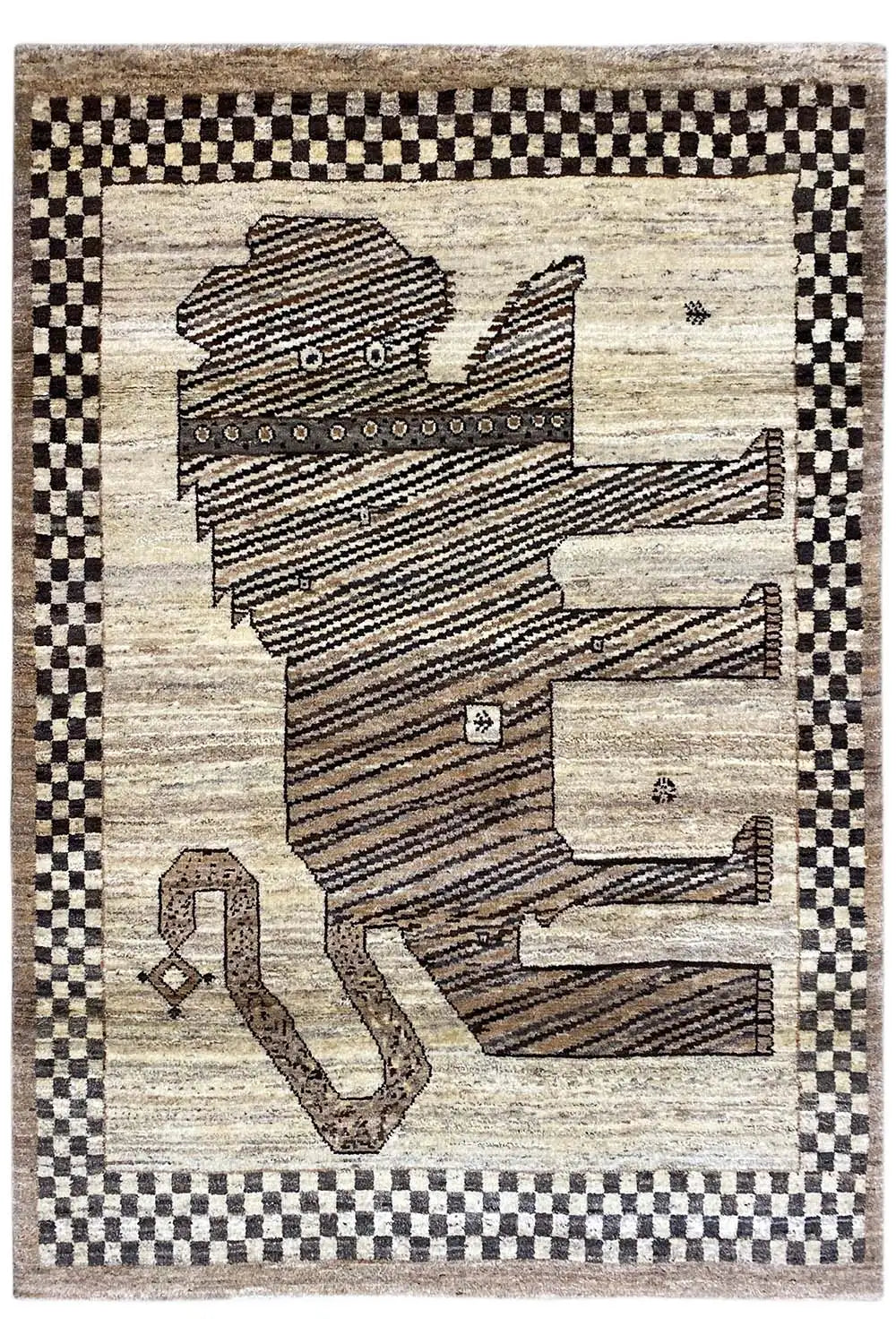 Löwen Gabbeh (179x122 cm) - German Carpet Shop