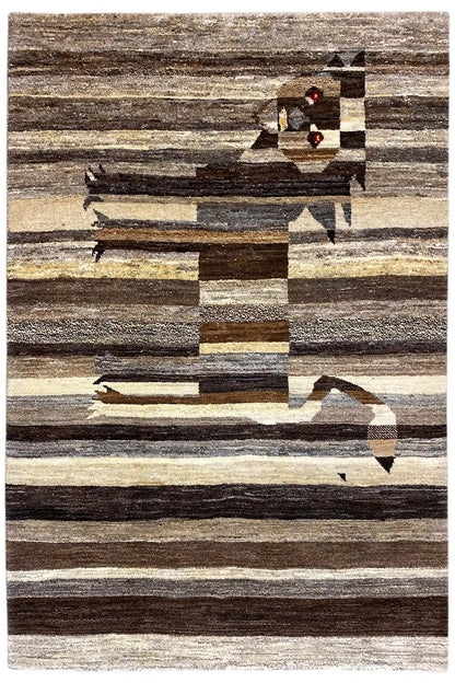 Löwen Gabbeh (174x120 cm) - German Carpet Shop