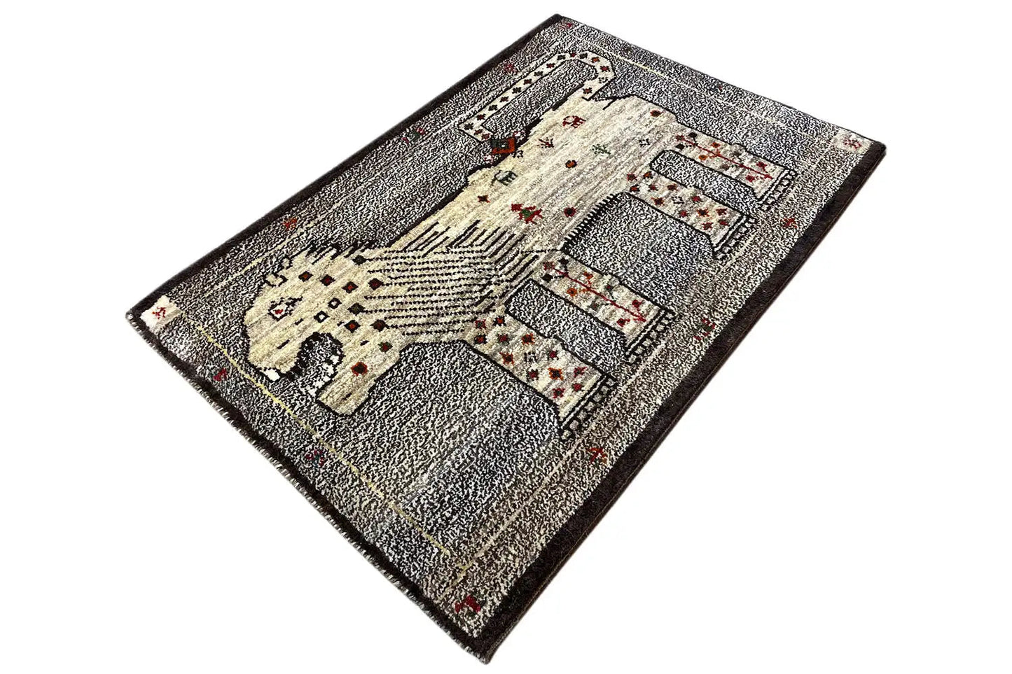 Löwen Gabbeh (93x66 cm) - German Carpet Shop
