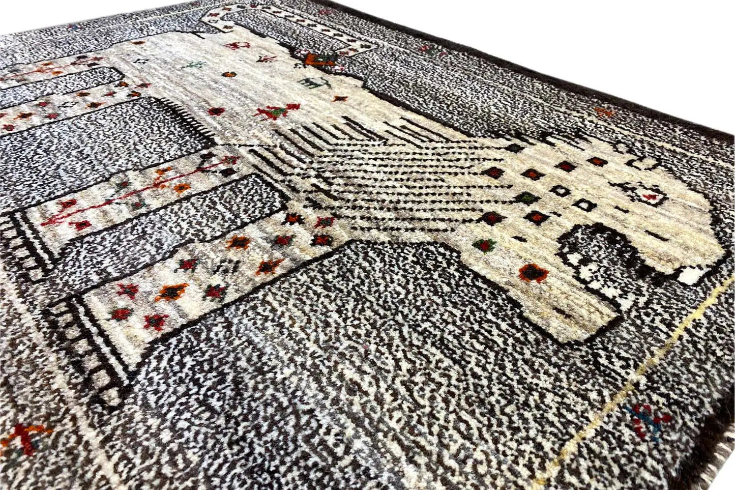 Löwen Gabbeh (93x66 cm) - German Carpet Shop