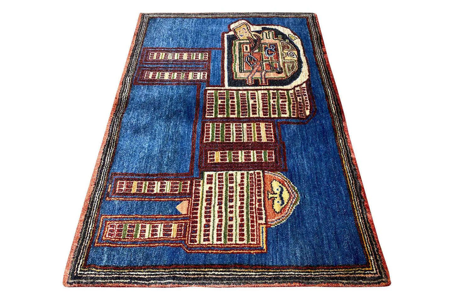 Löwen Gabbeh (123x86 cm) - German Carpet Shop