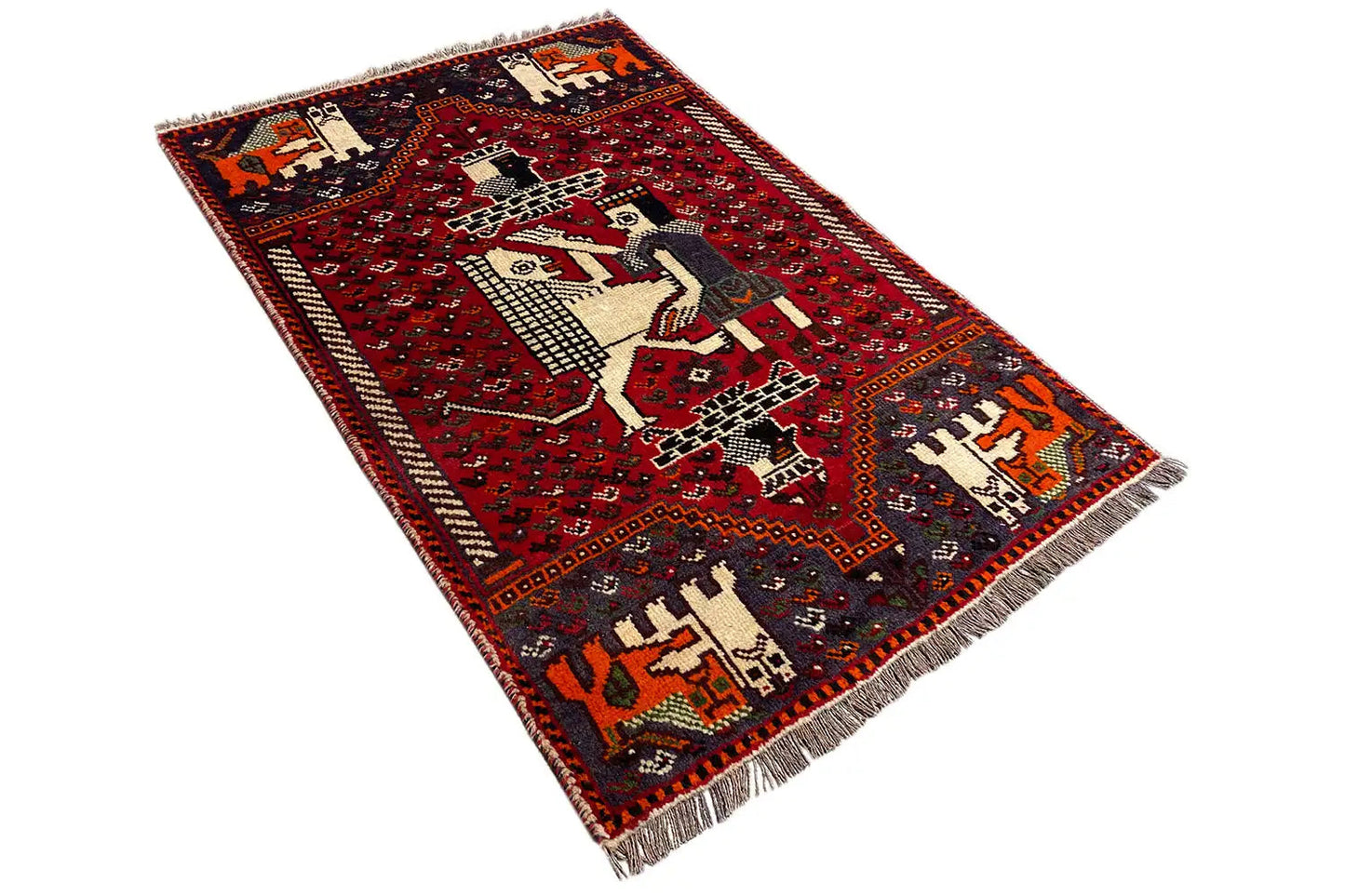Shiraz Qashqai - (131x88cm) - German Carpet Shop