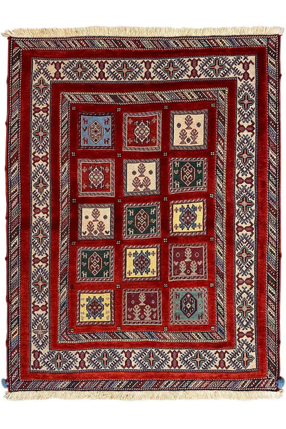 Soumakh - 503193 (143x106 cm) - German Carpet Shop