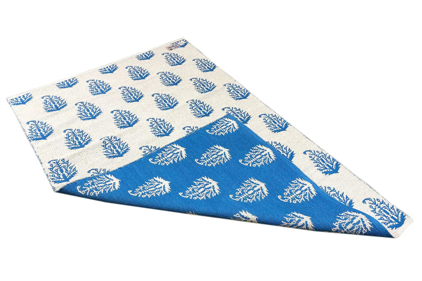 Moderne Kelim - Samak 06 Blue - German Carpet Shop