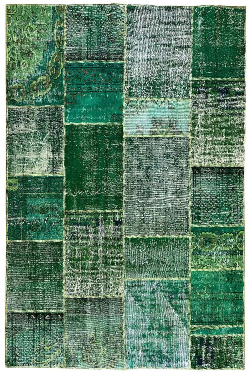 Patchwork Teppiche - 552 (257x179 cm) - German Carpet Shop