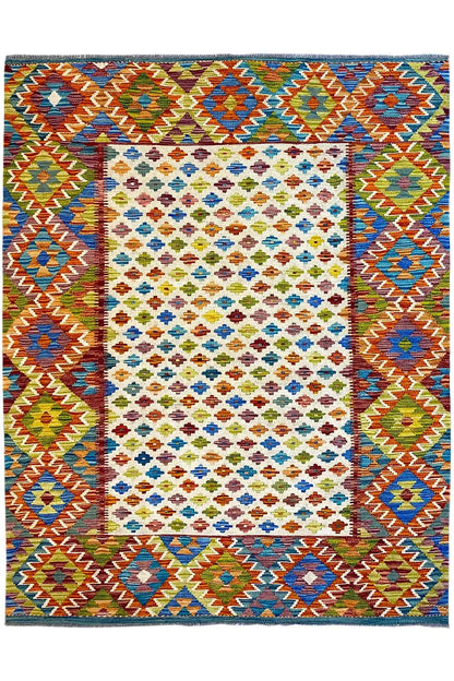 Kelim Afghan - (202x147cm) - German Carpet Shop
