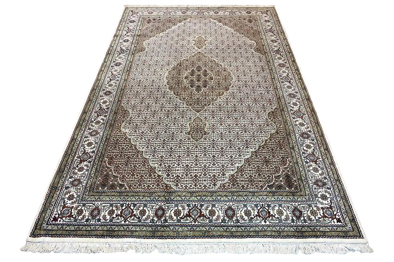 Indo Täbriz Teppich - (294x197cm) - German Carpet Shop