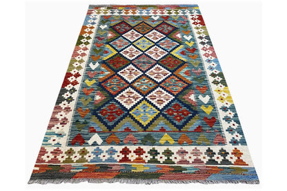 Kelim Afghan - (160x101cm) - German Carpet Shop
