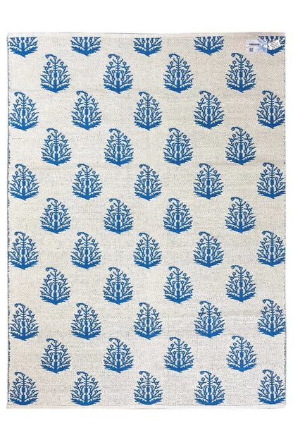 Moderne Kelim - Samak 06 Blue - German Carpet Shop