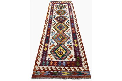 Kelim Afghan Läufer - (198x64 cm) - German Carpet Shop