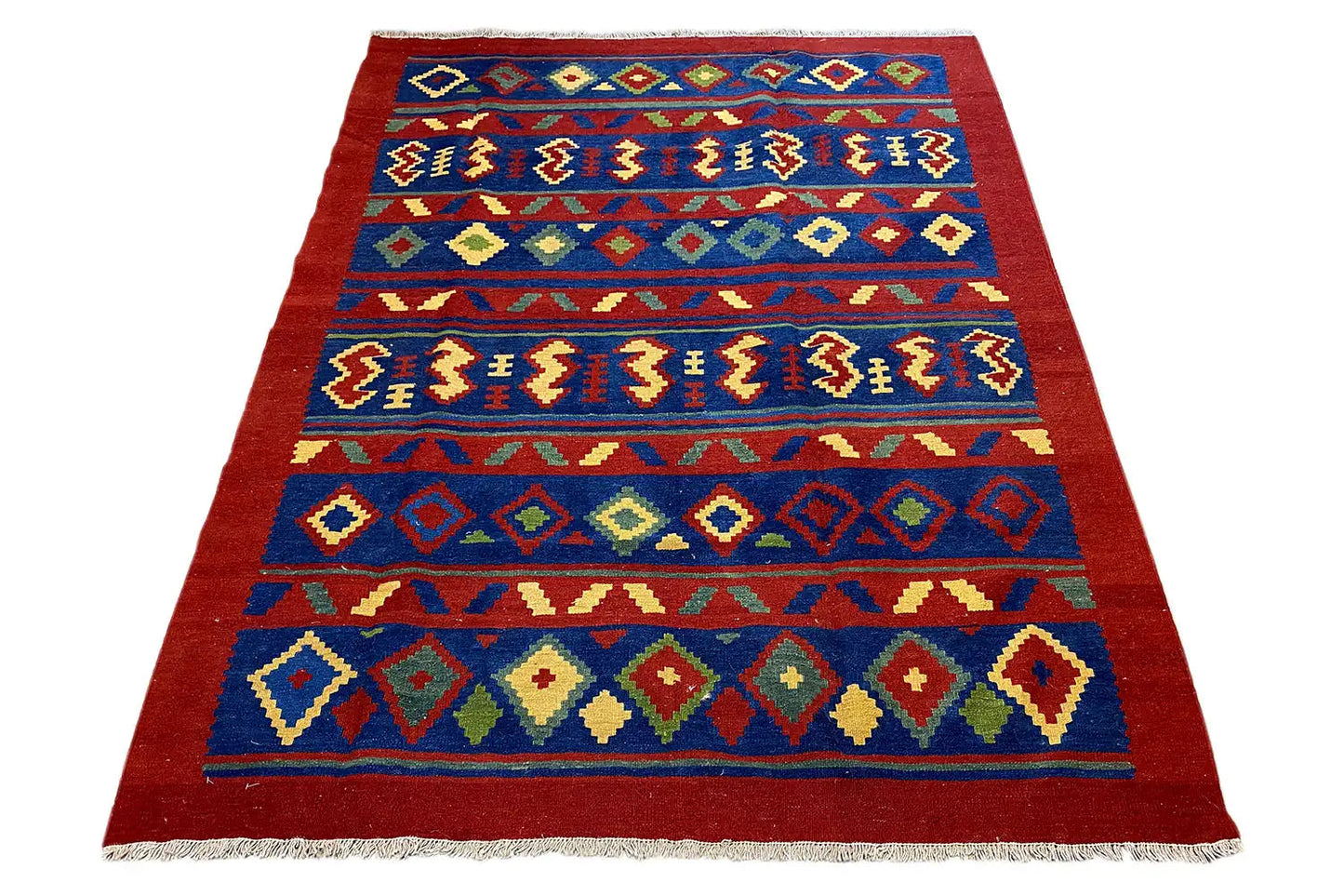 Kilim Qashqai - 802422 (235X170cm) - German Carpet Shop