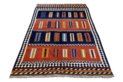  Kilim Qashqai  - 802409 (236x160 cm) - Premium Kelim from German Carpet Shop - Just €359! Shop now at German Carpet Shop
