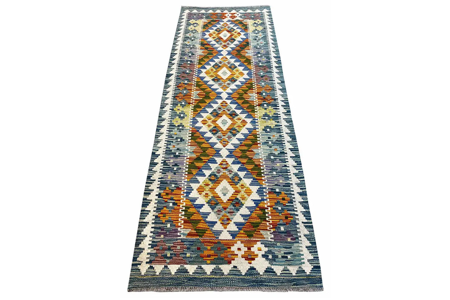 Kelim Afghan Läufer - (181x62 cm) - German Carpet Shop
