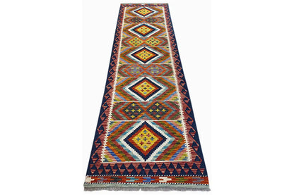 Kelim Afghan Läufer - (289x81cm) - German Carpet Shop