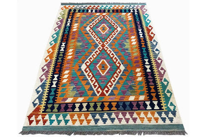 Kelim Afghan - (150x101cm) - German Carpet Shop