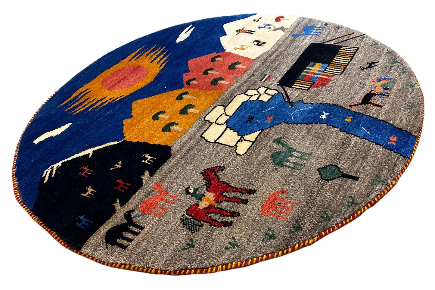 Gabbeh - (94x94cm) - German Carpet Shop