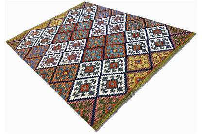 Kelim Afghan - (200x152cm) - German Carpet Shop