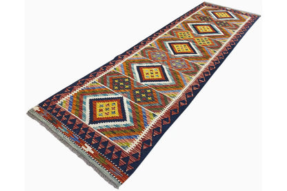 Kelim Afghan Läufer - (289x81cm) - German Carpet Shop