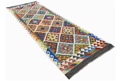 Kelim Afghan Läufer - (238x87 cm) - German Carpet Shop