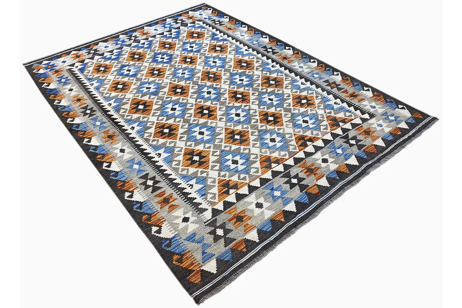 Kelim Afghan - (200x145cm) - German Carpet Shop