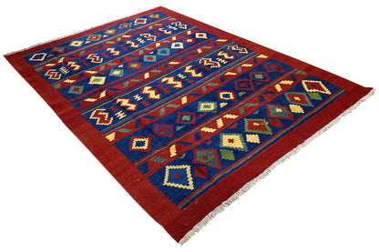  Kilim Qashqai  - 802422 (235X170 cm) - Premium Kelim from German Carpet Shop - Just €360! Shop now at German Carpet Shop